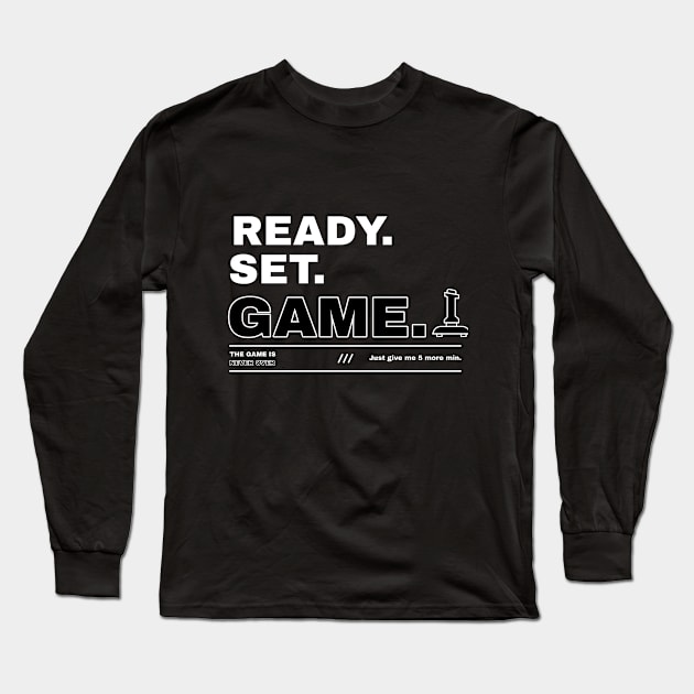 Ready, Set, Game Long Sleeve T-Shirt by AkiTee